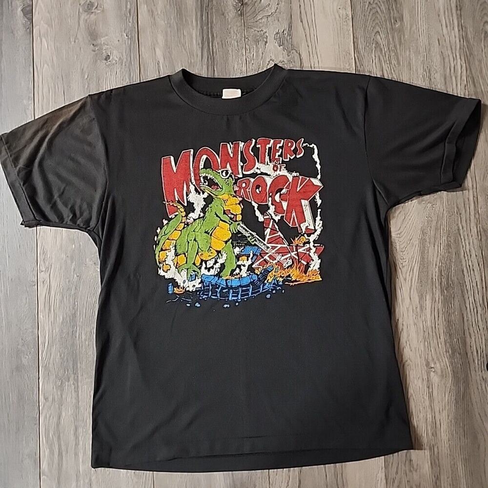 Vintage 1988 Van Halen Shirt XL Monsters Of Rock Rayco Tag Made in USA